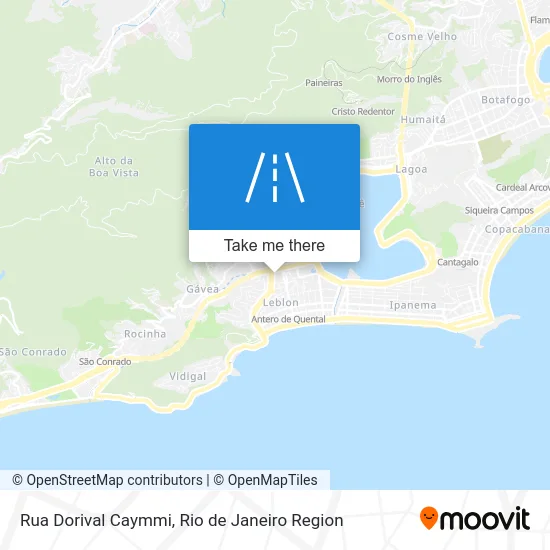 Rua Dorival Caymmi map