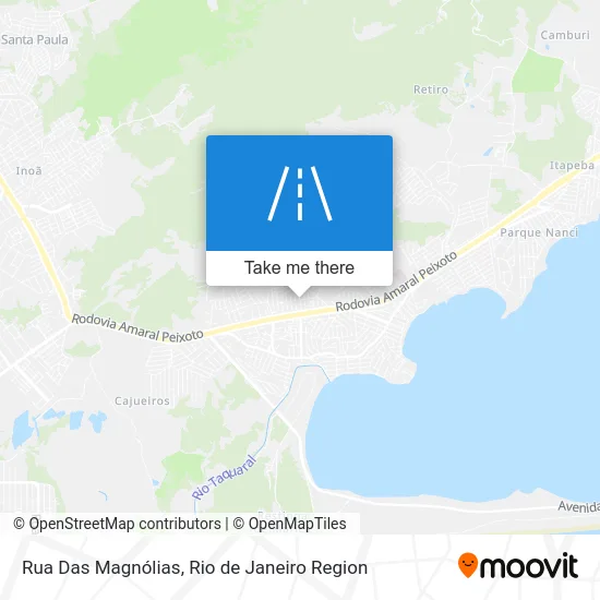 Rua Das Magnólias map