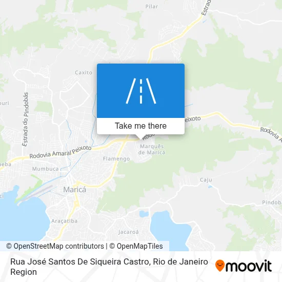 Rua José Santos De Siqueira Castro map