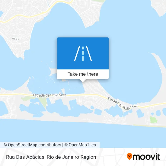 Rua Das Acácias map