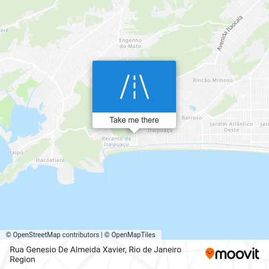 Rua Genesio De Almeida Xavier map