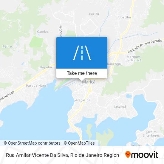 Rua Amilar Vicente Da Silva map
