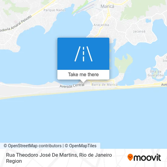 Rua Theodoro José De Martins map