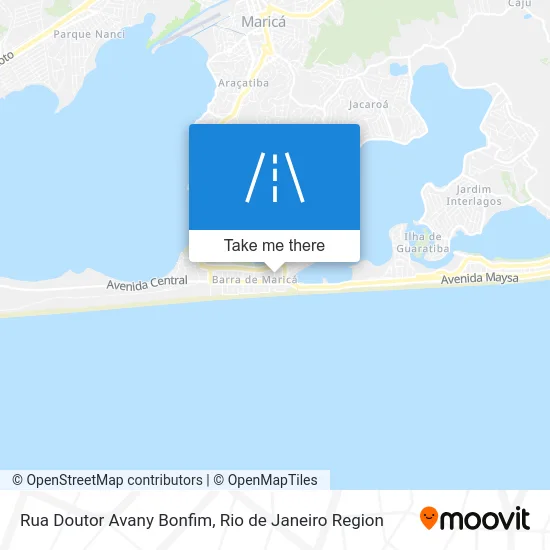 Rua Doutor Avany Bonfim map