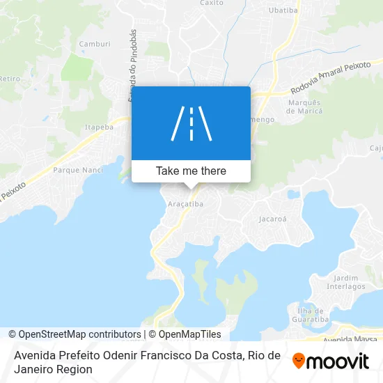 Avenida Prefeito Odenir Francisco Da Costa map