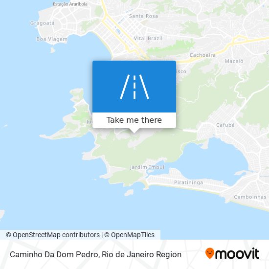 Caminho Da Dom Pedro map