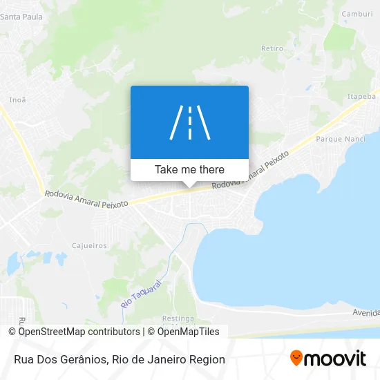 Rua Dos Gerânios map