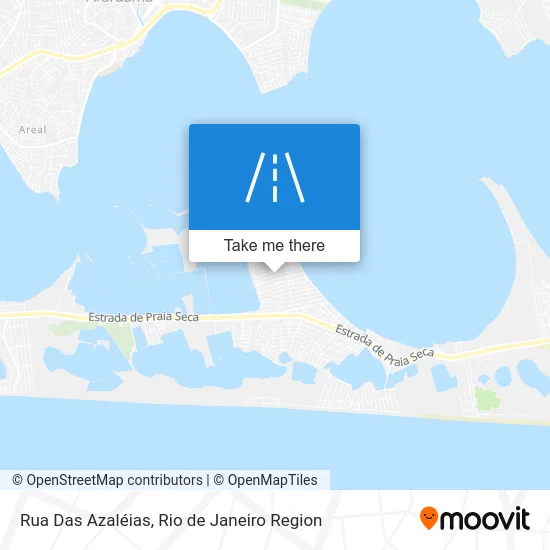 Rua Das Azaléias map