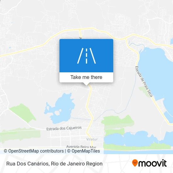 Rua Dos Canários map