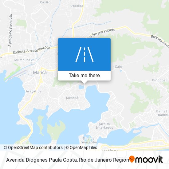 Mapa Avenida Diogenes Paula Costa