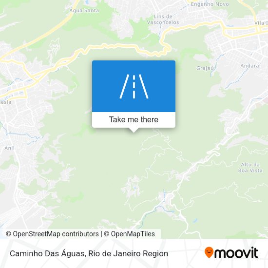 Caminho Das Águas map