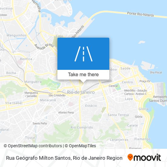 Rua Geógrafo Milton Santos map