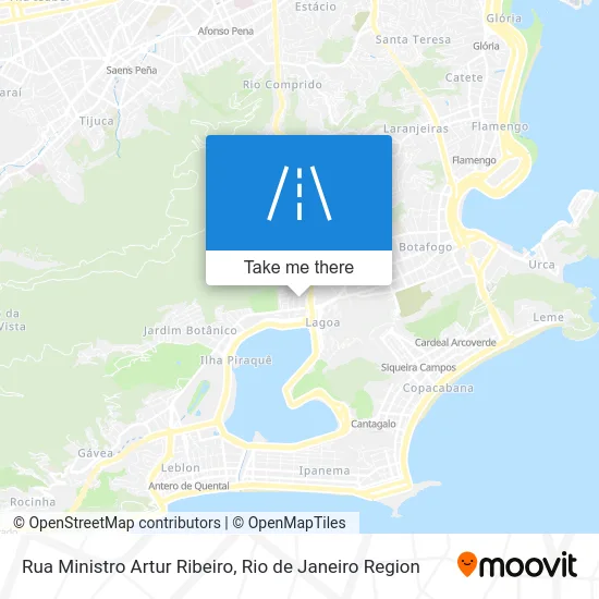 Rua Ministro Artur Ribeiro map