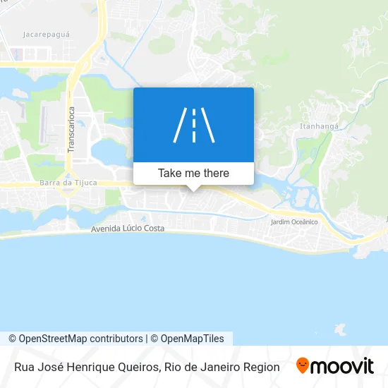 Rua José Henrique Queiros map