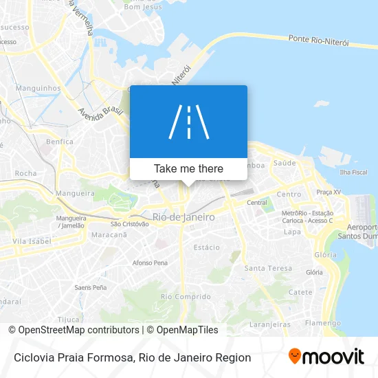 Ciclovia Praia Formosa map