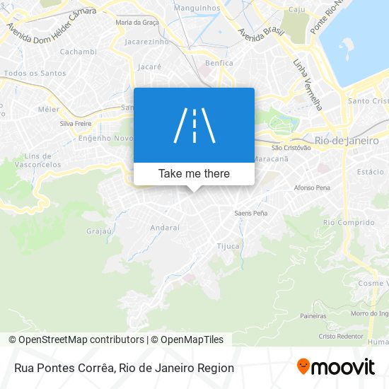 Mapa Rua Pontes Corrêa