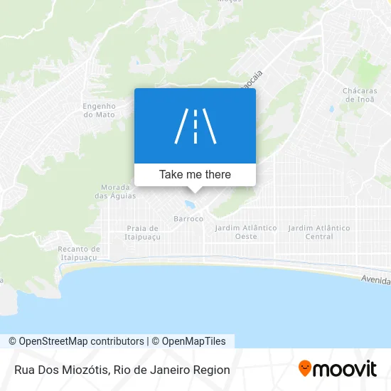 Rua Dos Miozótis map