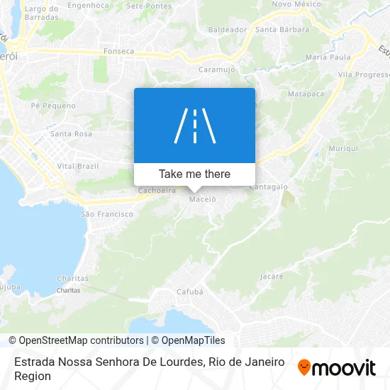 Estrada Nossa Senhora De Lourdes map