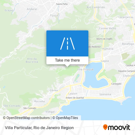 Villa Particular map