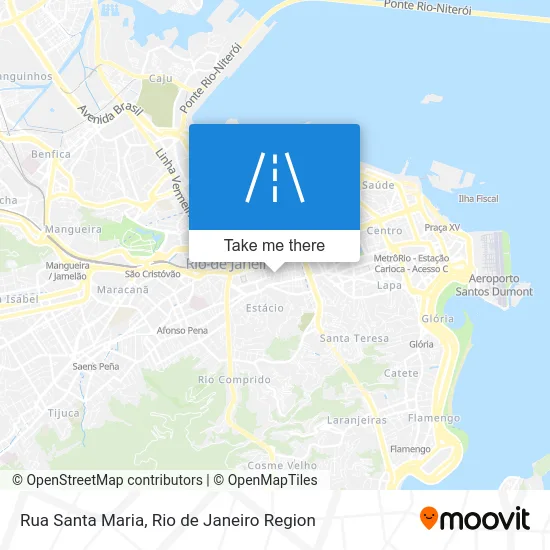 Rua Santa Maria map
