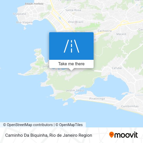Caminho Da Biquinha map