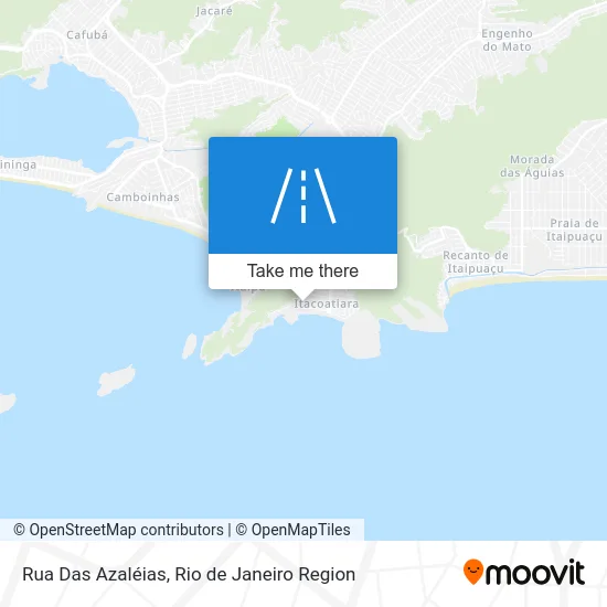 Rua Das Azaléias map