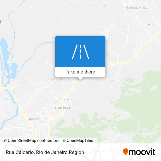 Rua Cálcario map