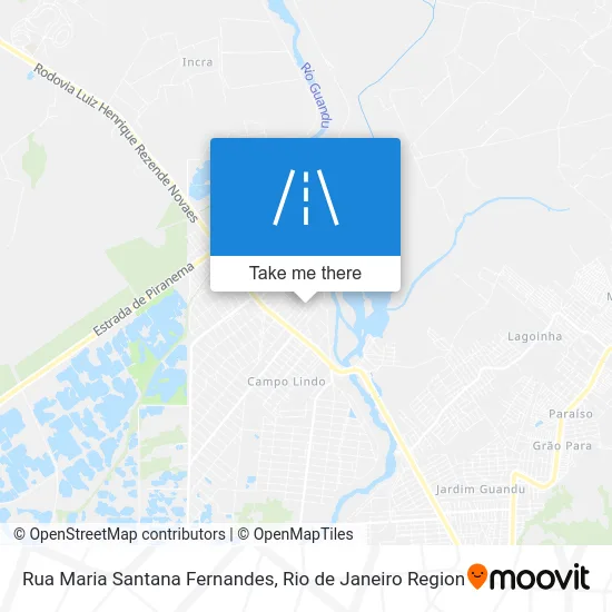 Rua Maria Santana Fernandes map