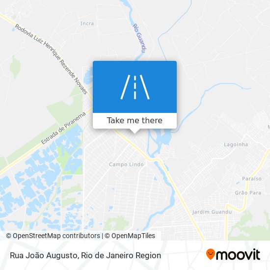 Mapa Rua João Augusto