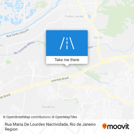 Mapa Rua Maria De Lourdes Nactividade