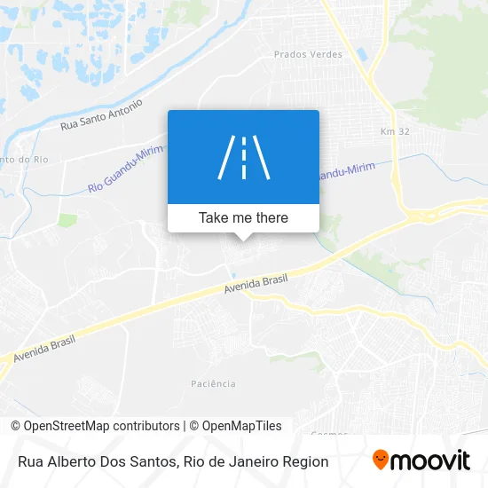 Rua Alberto Dos Santos map