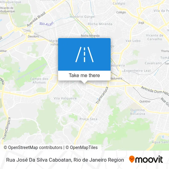 Rua José Da Silva Caboatan map