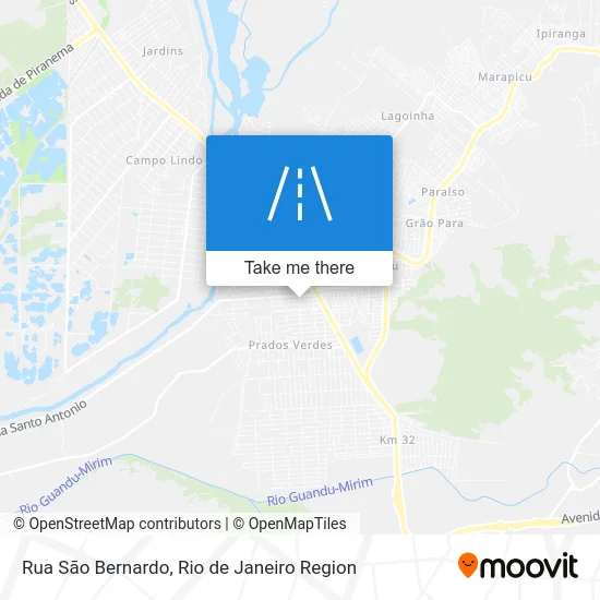 Rua São Bernardo map