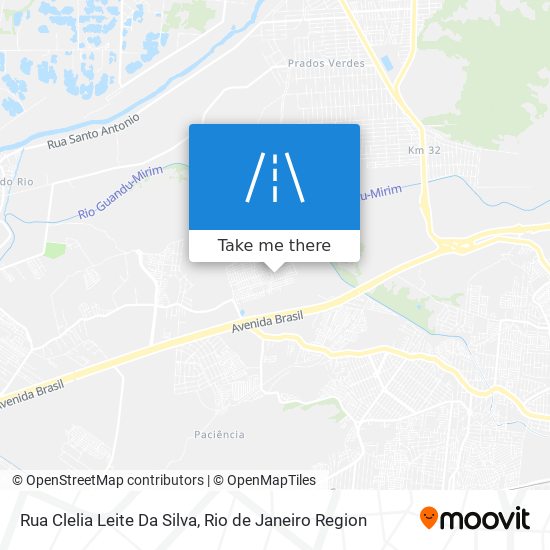 Mapa Rua Clelia Leite Da Silva