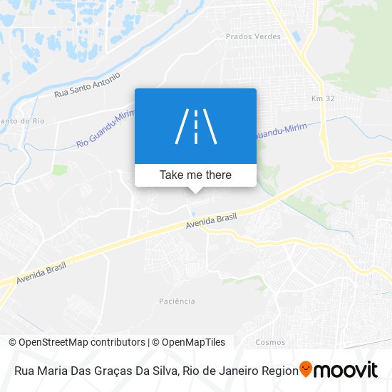 Rua Maria Das Graças Da Silva map