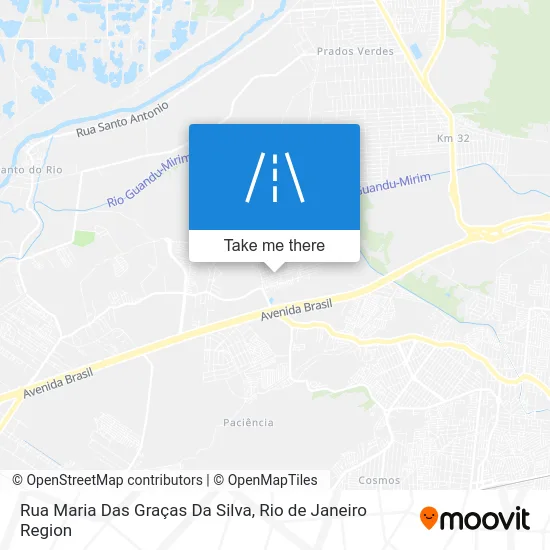 Rua Maria Das Graças Da Silva map