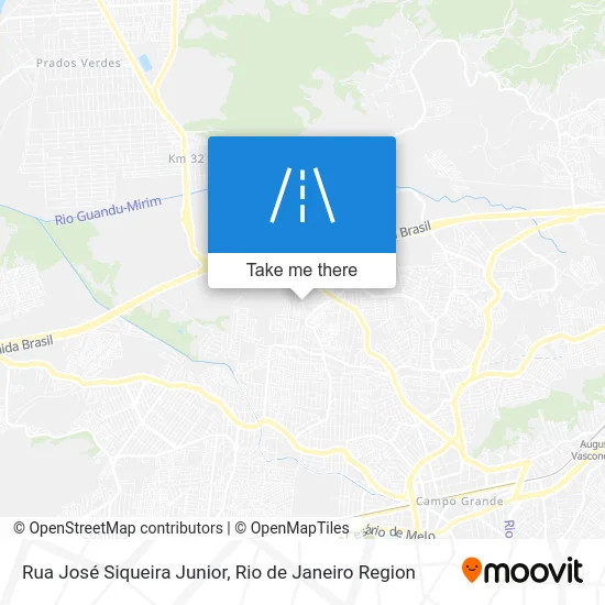 Rua José Siqueira Junior map