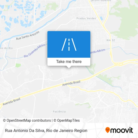 Rua Antonio Da Silva map