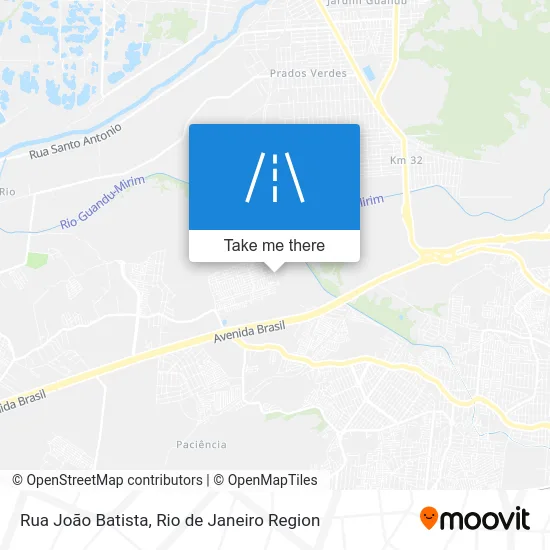 Rua João Batista map