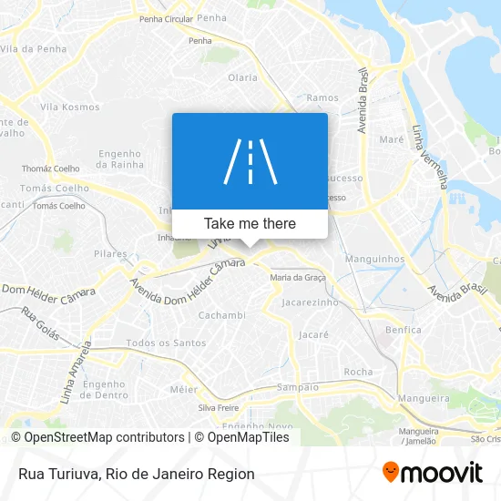 Rua Turiuva map