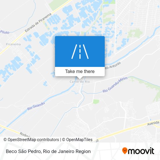 Beco São Pedro map
