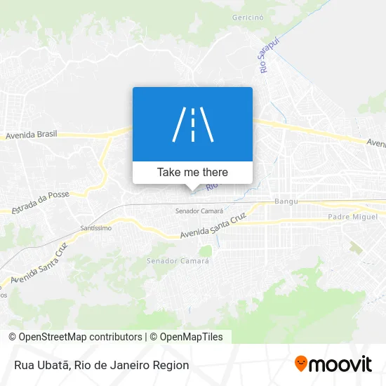 Rua Ubatã map