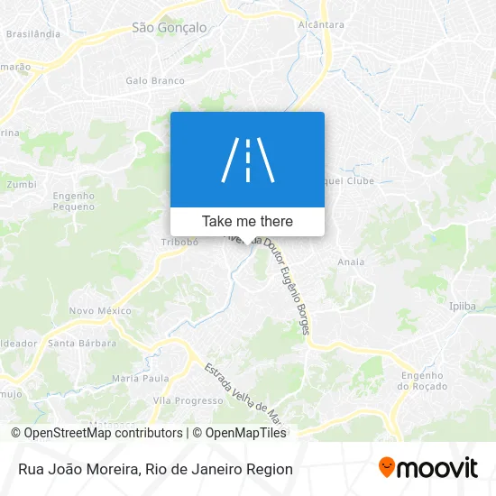 Rua João Moreira map