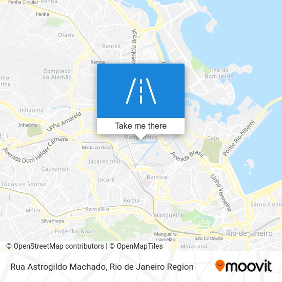 Rua Astrogildo Machado map