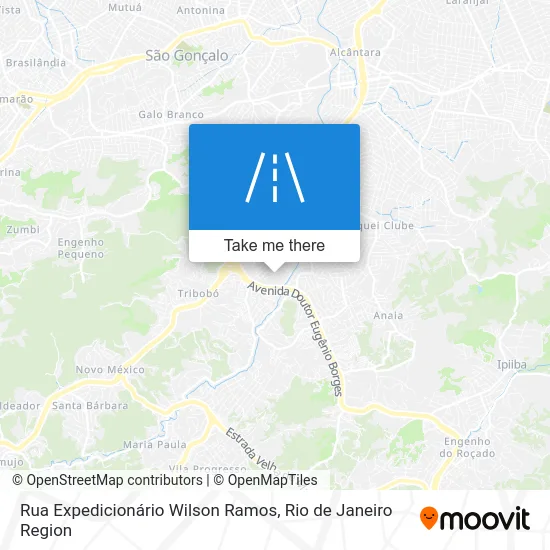 Rua Expedicionário Wilson Ramos map