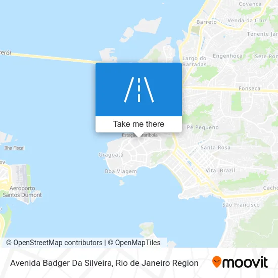 Avenida Badger Da Silveira map