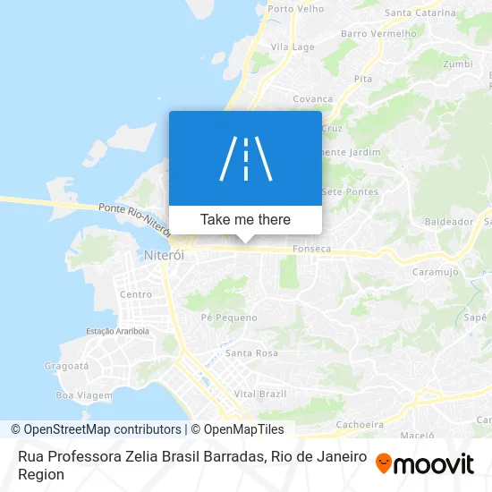 Rua Professora Zelia Brasil Barradas map