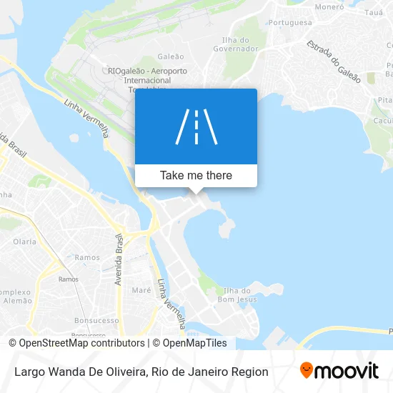 Largo Wanda De Oliveira map