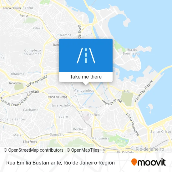 Rua Emília Bustamante map