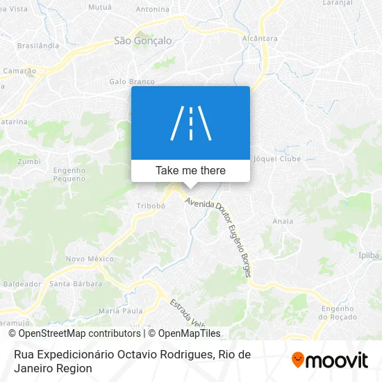 Rua Expedicionário Octavio Rodrigues map